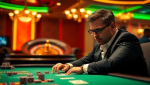 Mostbet oyunları masasında strateji quran peşəkar oyuncu, həyəcan dolu mühitdə