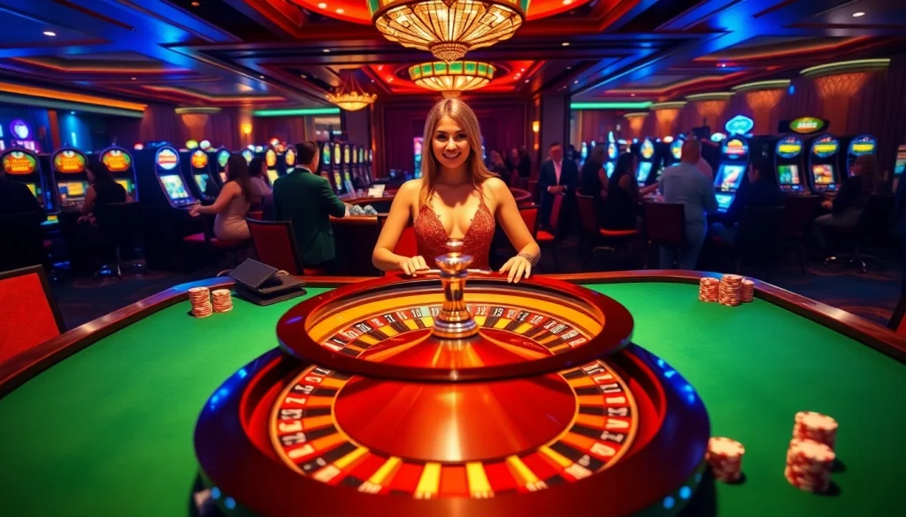 Experience thrilling gameplay at 58win with vibrant casino tables and exciting roulette action.