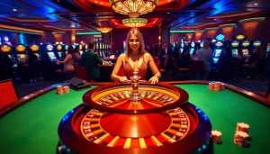 Experience thrilling gameplay at 58win with vibrant casino tables and exciting roulette action.