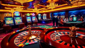 Experience the thrill of gambling at https://luckywin.fan/ with vibrant casino tables and exciting games.