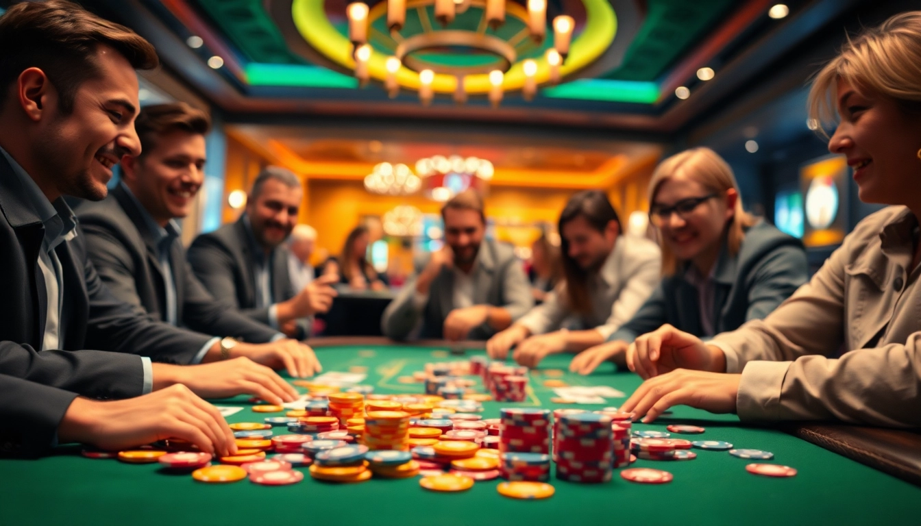 Erleben Sie casino spielen online mit lebhaften Spielszenen und aufregenden Spielern.
