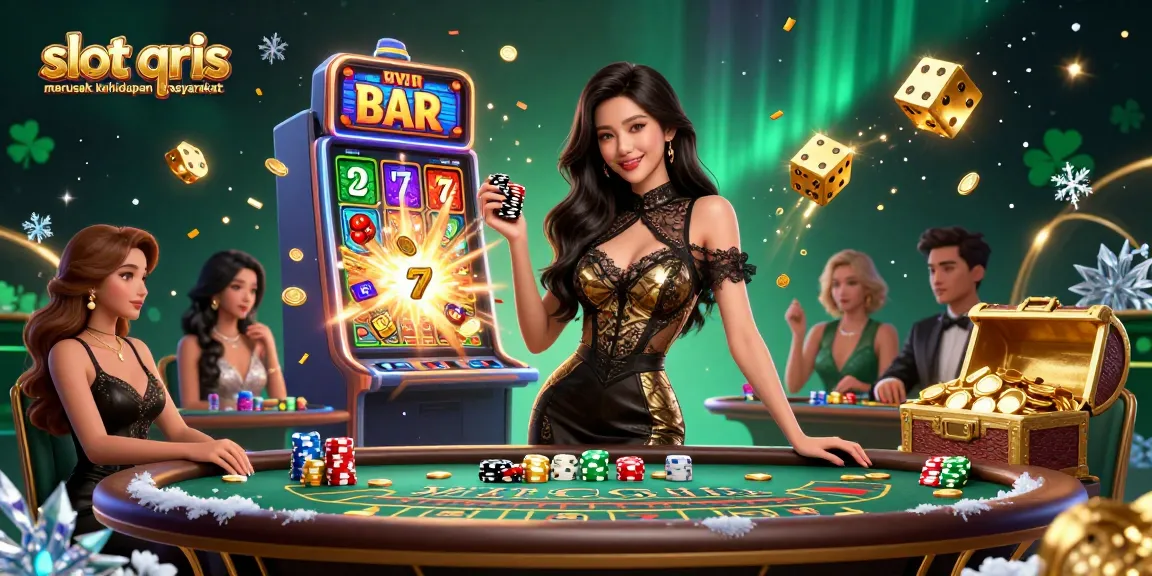 Experience high-stakes gaming with slot qris merusak kehidupan masyarakat capturing thrilling casino action.