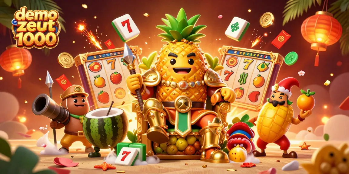 Engage with the demo slot zeus 1000 as golden symbols and characters create a vibrant casino scene.