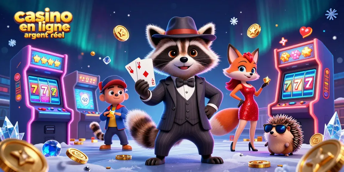 Jouez dans un casino en ligne argent réel avec des personnages animés et des jeux vibrants.