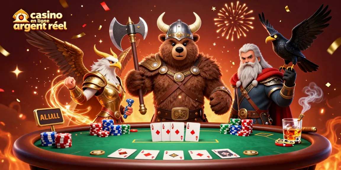 Jouez aux jeux de casino en ligne argent réel avec une scène immersive et dynamique.