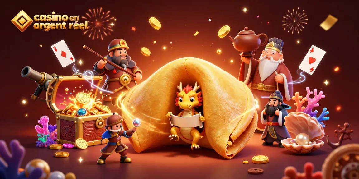Jouez avec enthousiasme au casino en ligne argent réel, entouré de dragons, de trésors et d'or