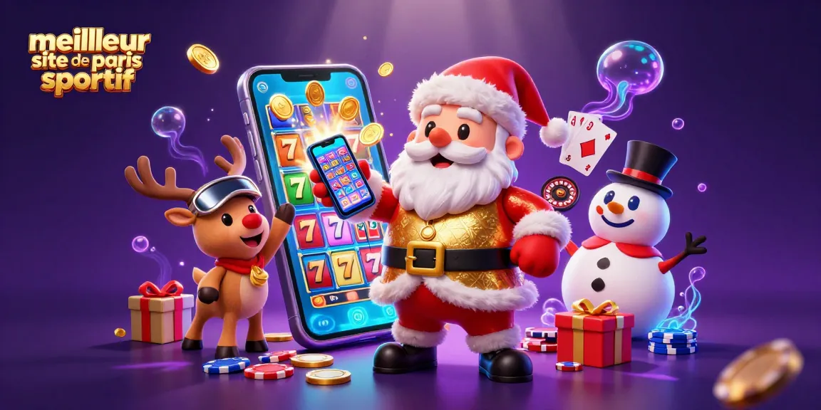 Jouez sur le meilleur site de paris sportif avec un Santa Claus 3D amical, ses amis et des jeux de casino.