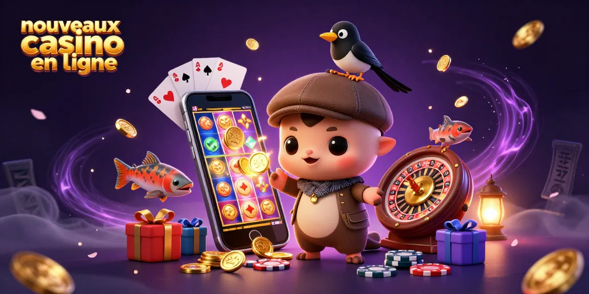Les nouveaux casinos en ligne, un jeu palpitant avec des machines à sous et des personnages animés.