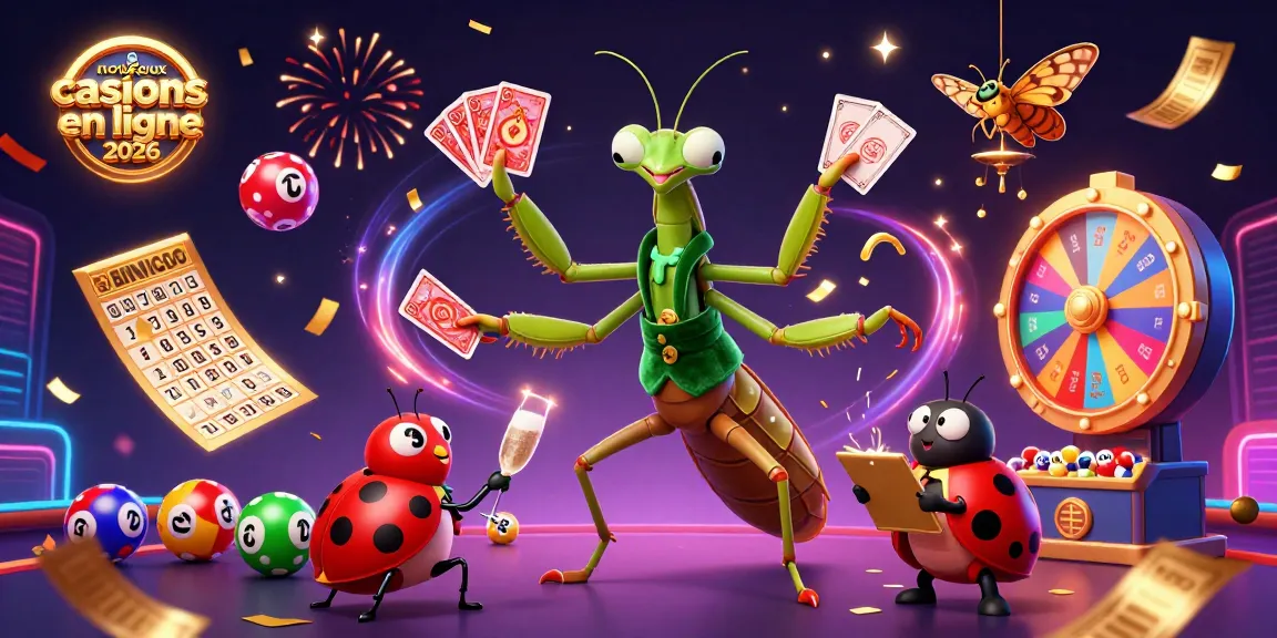 Rejoignez l'excitation des nouveaux casinos en ligne 2026 avec un caméléon géant jouant aux cartes.