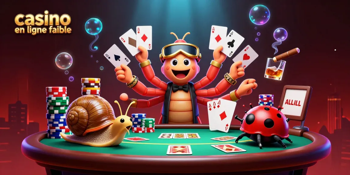 Expérimentez l'excitation du casino en ligne fiable avec un croupier original et des mises colorées.